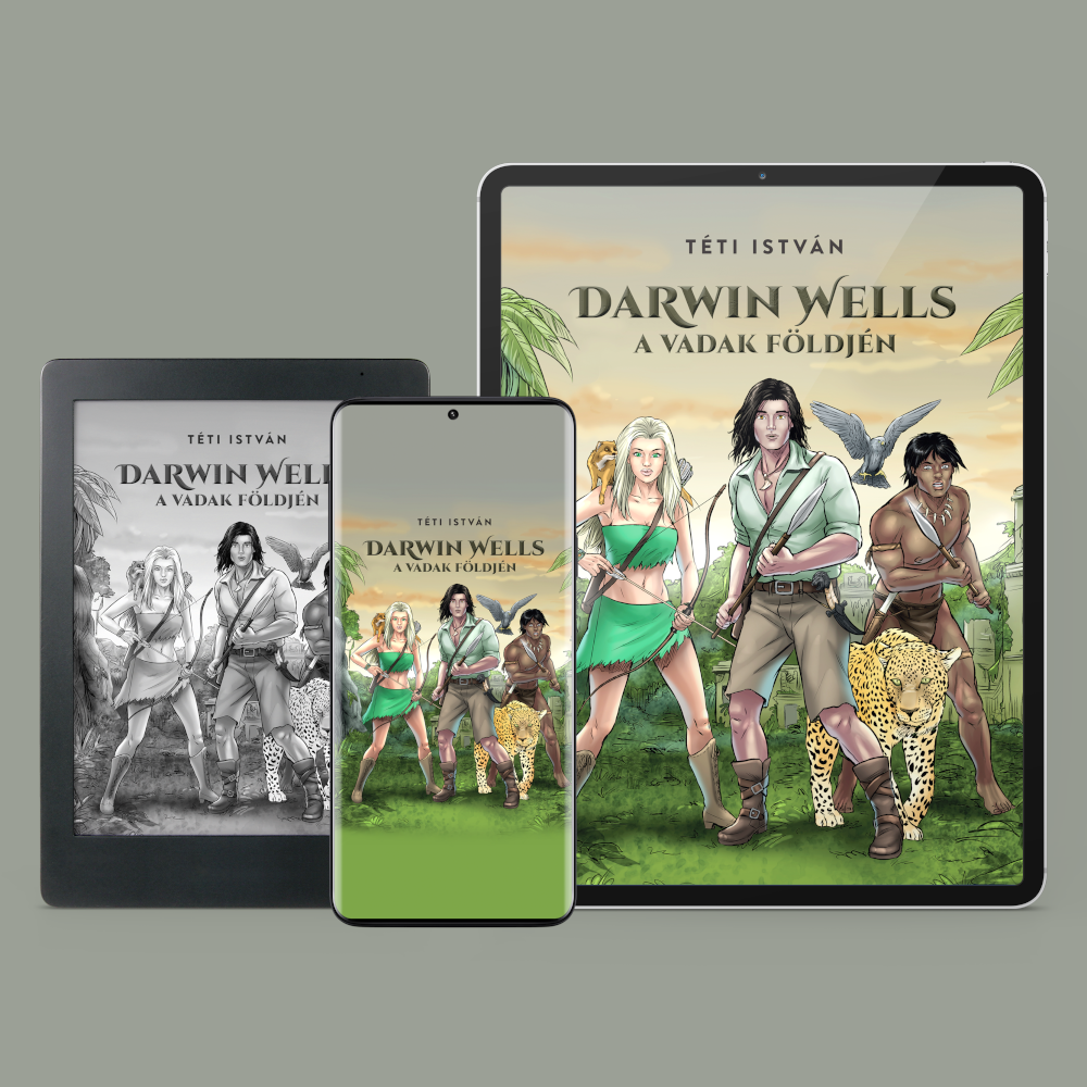 Darwin Wells a Vadak földjén E-könyv
