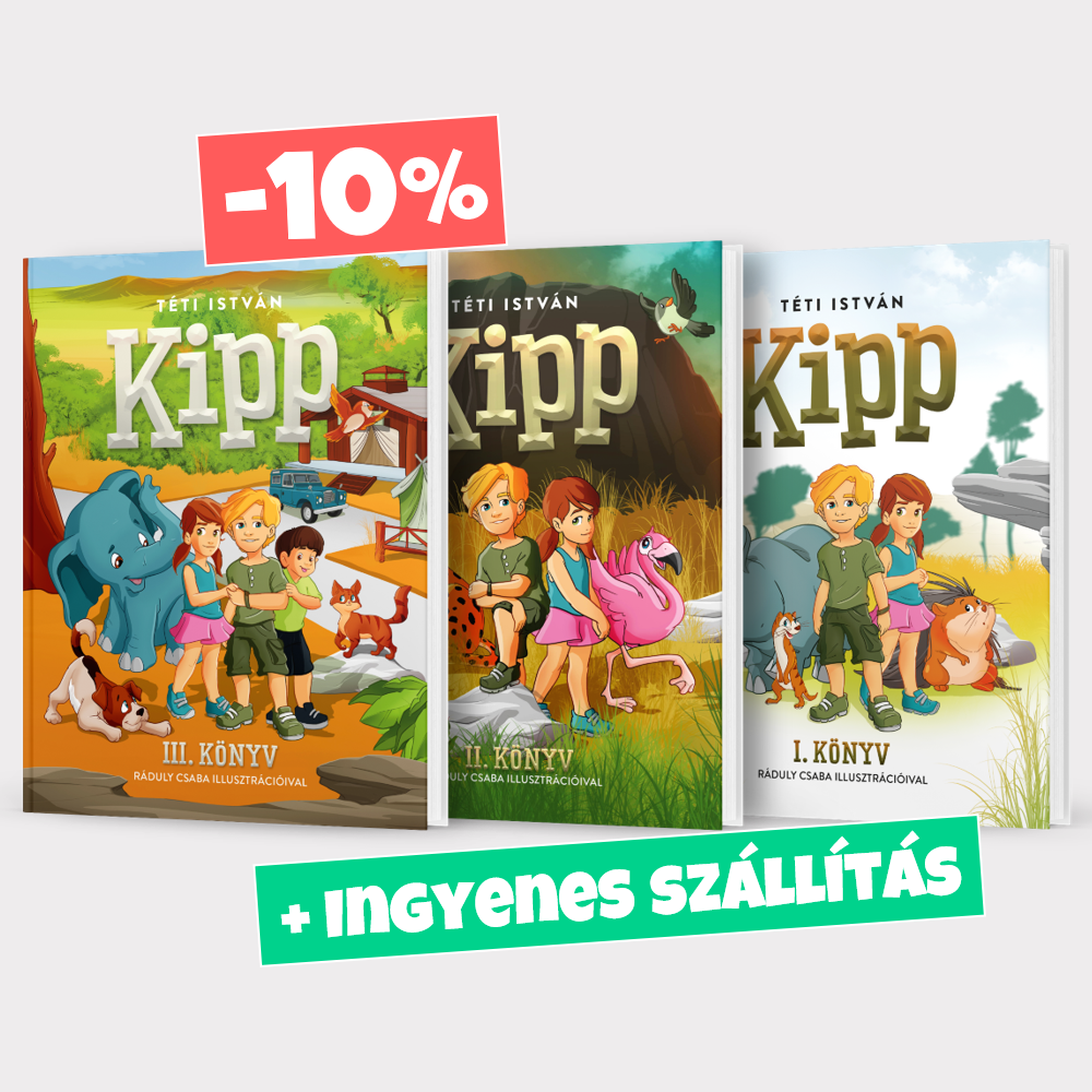 Kipp 1-3. könyv kedvezményes csomag