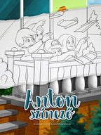 Anton színező + kártyajáték